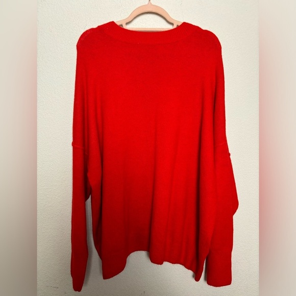 Vince Camuto Valentine’s Day Love Red Crewneck Slouch Sweater XXL - Picture 4 of 7